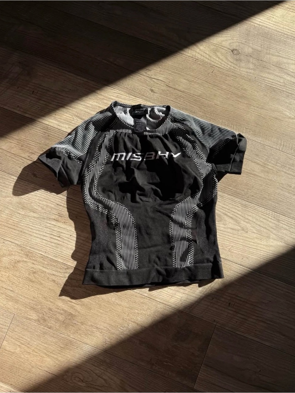 MISBHV Black Short Sleeve Tech Tee